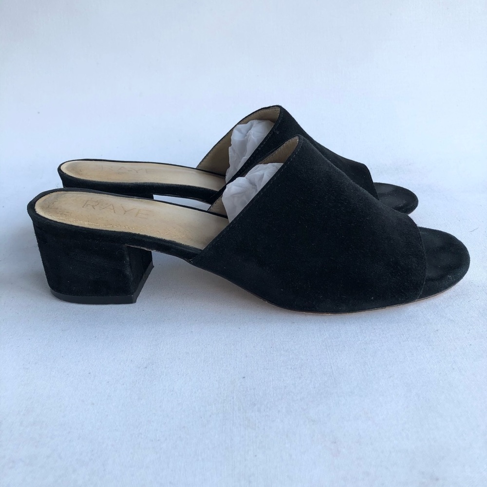 Raye Cara Black Suede Slip on Size 8US